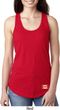Canada Flag Patch Bottom Print Ladies Ideal Tank Top