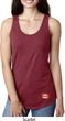 Canada Flag Patch Bottom Print Ladies Ideal Tank Top