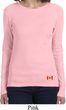 Canada Flag Patch Bottom Print Ladies Long Sleeve