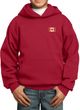 Canada Flag Patch Pocket Print Kids Hoodie