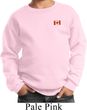 Canada Flag Patch Pocket Print Kids Sweatshirt