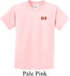 Canada Flag Patch Pocket Print Kids T-shirt