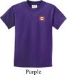 Canada Flag Patch Pocket Print Kids T-shirt