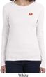 Canada Flag Patch Pocket Print Ladies Long Sleeve