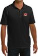 Canada Flag Patch Pocket Print Mens Pique Polo
