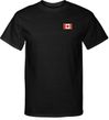Canada Flag Patch Pocket Print Tall T-shirt
