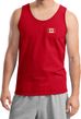 Canada Flag Patch Pocket Print Tank Top