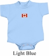Canada Flag Patch Small Print Baby Romper