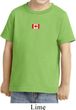 Canada Flag Patch Small Print Toddler T-shirt