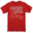 Candy Land I Love You Adult Red T-shirt - Red