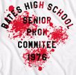 Carrie Horror Movie Bates High School '76 Adult Tshirt - White