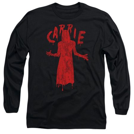 Carrie Long Sleeve Shirt Silhouette Black Tee T-Shirt