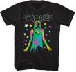 Carrie Movie Color Splatter Adult T-shirt - Black