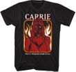 Carrie Movie THE RAGE Adult Horror T-shirt - Black
