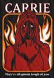 Carrie Movie THE RAGE Adult Horror T-shirt - Black