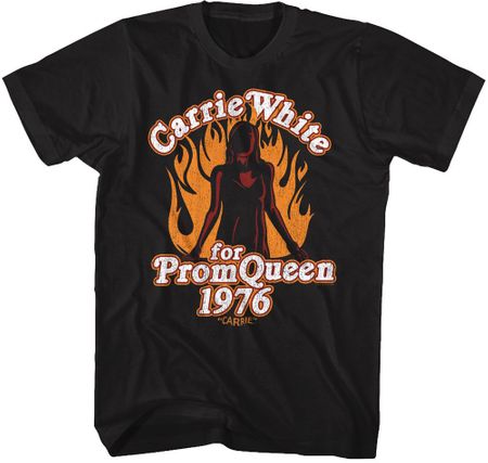 Carrie Movie For Prom Queen 1976 Adult T-shirt - Black