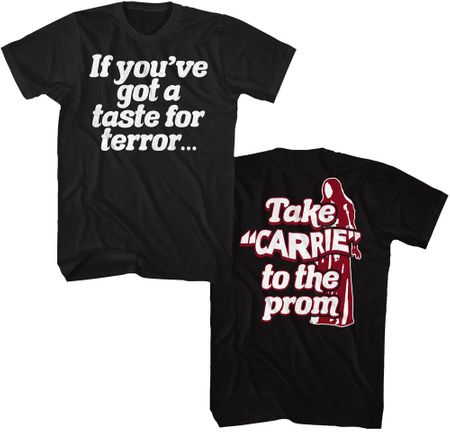Carrie Movie TAKE CARRIE Adult T-shirt - Front & Back Print