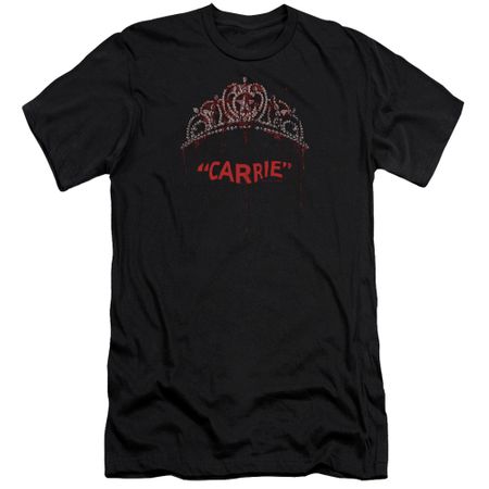 Carrie Slim Fit Shirt Prom Queen Black T-Shirt