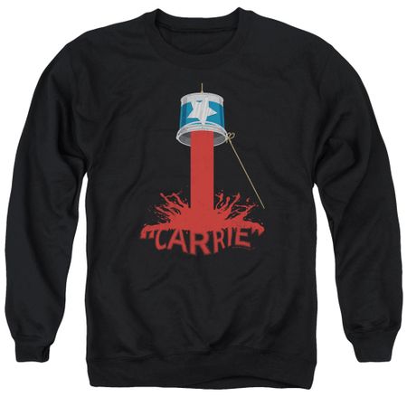Carrie Sweatshirt Bucket Of Blood Adult Black Sweat Shirt