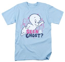 Casper The Friendly Ghost Shirt Seen A Ghost Adult Light Blue Tee