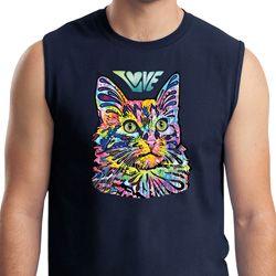 Cat Shirt Love Cat Muscle Shirt