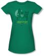 Catwoman Juniors T-shirt - Perrfect! Kelly Green Tee