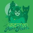 Catwoman Juniors T-shirt - Perrfect! Kelly Green Tee