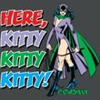 Catwoman Kids T-shirt - Here Kitty Charcoal Tee Youth