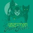 Catwoman Kids T-shirt Perrfect Kelly Green Tee Youth