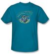 Catwoman T-shirt - Meow Catwoman Adult Turquoise Tee