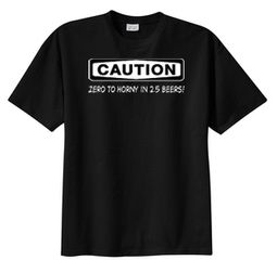 CAUTION: ZERO TO HORNY Funny Saying Adult Humor T-shirt CAUTION: ZERO TO HORNY Funny Saying Adult Humor T-shirt