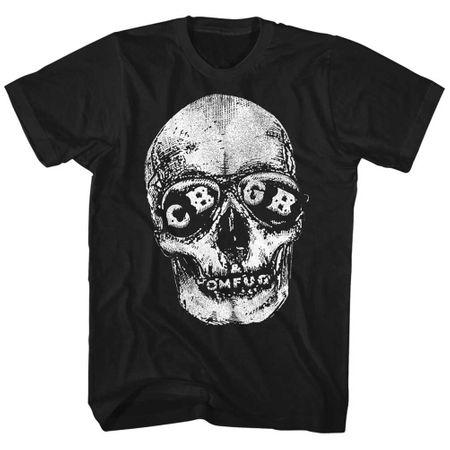 CBGB Shirt Skull Eyes Black T-Shirt