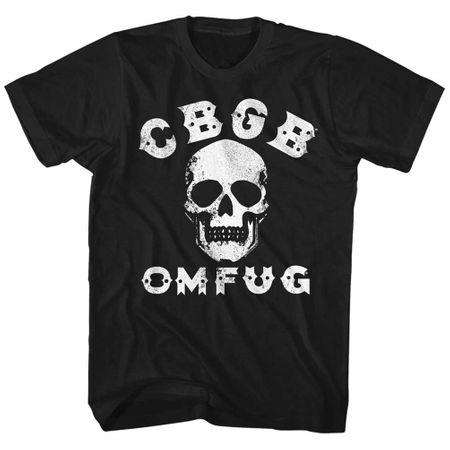 CBGB Shirt Skull logo Black T-Shirt
