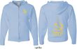CCCP Hammer Sickle Soviet Union (Front & Back) Full Zip Hoodie