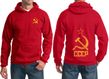 CCCP Hoodie Hammer Sickle Soviet Union (Front & Back) Hoody