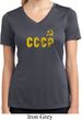 CCCP Insignia Ladies Moisture Wicking V-neck Shirt