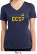 CCCP Insignia Ladies Moisture Wicking V-neck Shirt