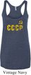 CCCP Insignia Ladies Tri Blend Racerback Tank Top
