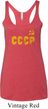 CCCP Insignia Ladies Tri Blend Racerback Tank Top