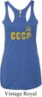 CCCP Insignia Ladies Tri Blend Racerback Tank Top