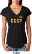 CCCP Insignia Ladies Tri Blend V-Neck Shirt