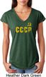 CCCP Insignia Ladies Tri Blend V-Neck Shirt