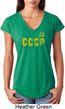 CCCP Insignia Ladies Tri Blend V-Neck Shirt