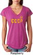 CCCP Insignia Ladies Tri Blend V-Neck Shirt