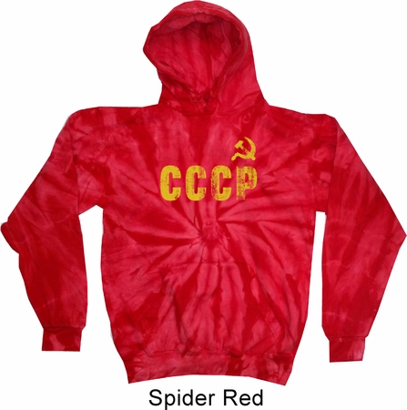 CCCP Insignia Tie Dye Hoodie