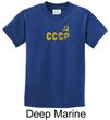 CCCP Kids T-shirt Soviet Union USSR Russia Insignia Youth Tee Shirt
