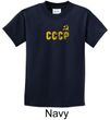 CCCP Kids T-shirt Soviet Union USSR Russia Insignia Youth Tee Shirt