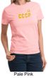 CCCP Ladies T-shirt Soviet Union USSR Russia Insignia Tee Shirt