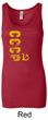 Cccp Ladies Tank Longer Length Tanktop Vertical Print