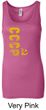 Cccp Ladies Tank Longer Length Tanktop Vertical Print